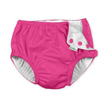 Hot pink iplay Reusable Absorbent Swimsuit Diaper Solid Colors