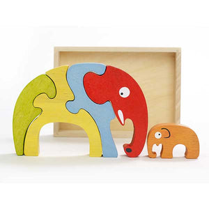 Begin Again Toys Elephant Family Puzzle