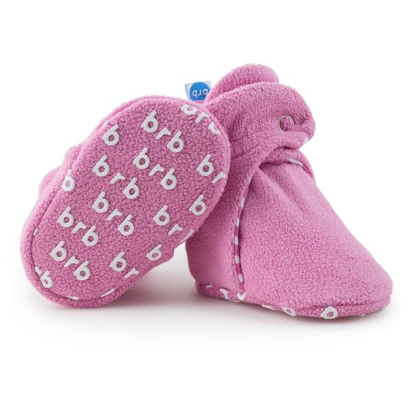 Cotton Candy Fleece Baby Booties